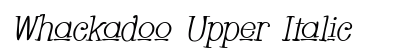 Whackadoo Upper Italic preview