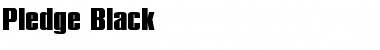 Download Pledge Black Font Download Pledge Black Font