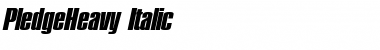 Download PledgeHeavy Font Download PledgeHeavy Font