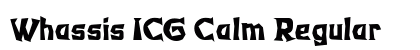 Whassis ICG Calm Regular preview
