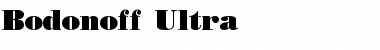 Bodonoff Ultra Regular Font