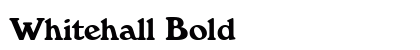 Whitehall Bold preview