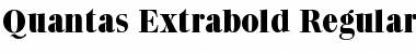 Download Quantas Extrabold Font