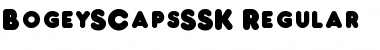 BogeySCapsSSK Regular Font