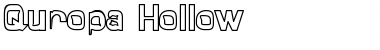 Quropa Hollow Regular Font