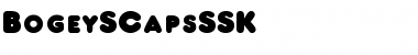 BogeySCapsSSK Regular Font