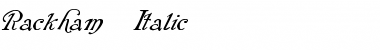 Rackham Italic Regular Font