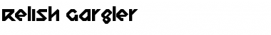 Relish Gargler Regular Font