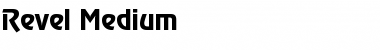 Revel Medium Regular Font