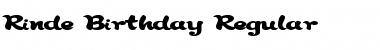 Download Rinde Birthday Font Download Rinde Birthday Font