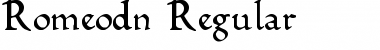 Romeodn Regular Font
