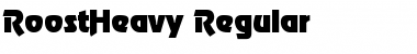 RoostHeavy Regular Font
