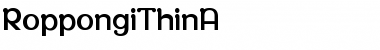 Download RoppongiThinA Font