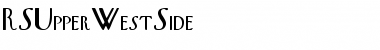 Download RSUpperWestSide Font