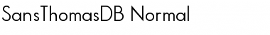 SansThomasDB Normal Font