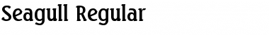 Seagull Regular Font