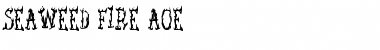 Seaweed Fire AOE Regular Font