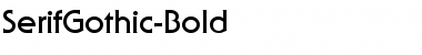 SerifGothic-Bold Regular Font
