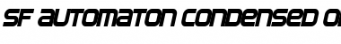 SF Automaton Condensed Oblique Font