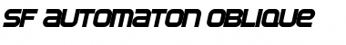 SF Automaton Oblique Font