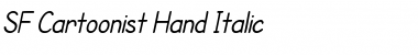 SF Cartoonist Hand Italic Font