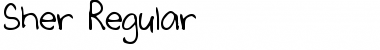 Sher Regular Font