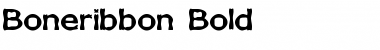 Boneribbon Bold Regular Font