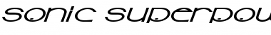 Sonic Superpowers Regular Font