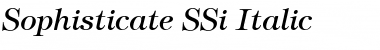 Sophisticate SSi Italic Font