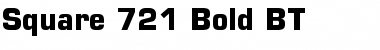 Square721 BT Bold Font