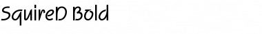 SquireD Bold Font