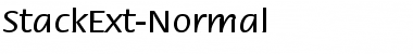 StackExt-Normal Regular Font