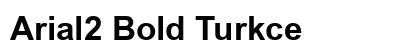 Arial2 Bold Turkce Preview