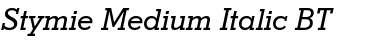 Stymie Medium Italic Font