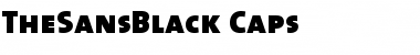 TheSansBlack Caps Font