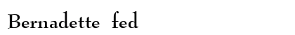 Bernadette fed Preview
