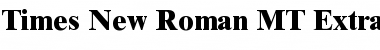 Times New Roman MT Extra Bold Font