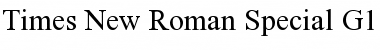 Download Times New Roman Special G1 Font