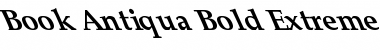 Book Antiqua Bold Extreme Lefty Regular Font