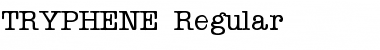 TRYPHENE Regular Font