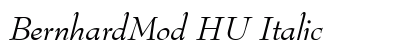 BernhardMod HU Italic Preview