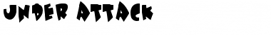 Under attack Regular Font