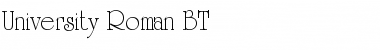 UnivrstyRoman BT Regular Font