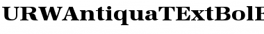 URWAntiquaTExtBolExtWid Regular Font