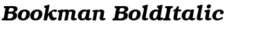 Bookman BoldItalic Font