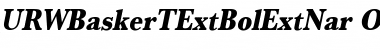 Download URWBaskerTExtBolExtNar Font