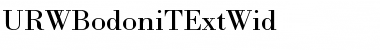 URWBodoniTExtWid Regular Font