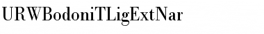 URWBodoniTLigExtNar Regular Font