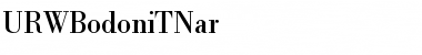 URWBodoniTNar Regular Font