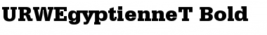 URWEgyptienneT Bold Font